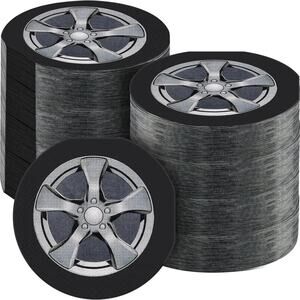 100 Pcs Tire Napkins Paper Car Wheel Paper 2 Ply